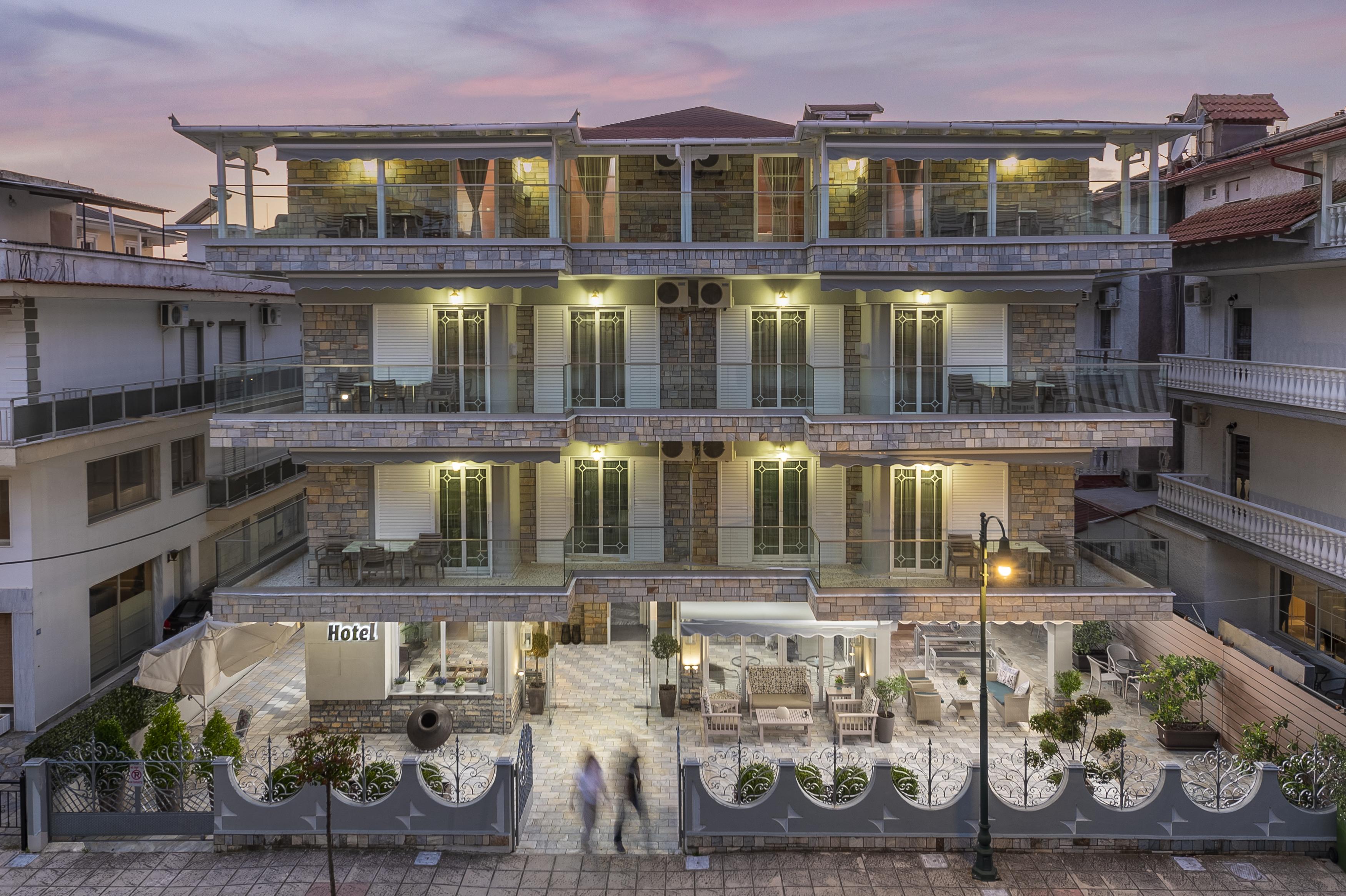 Ouzas Luxury Hotel Олимпиаки-Акти Экстерьер фото
